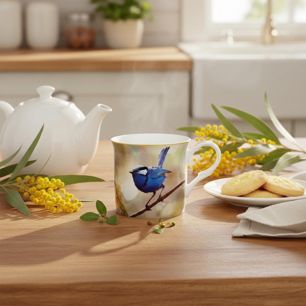 Heritage Wren Palace Mug Blue 200ml | Minimax