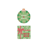 Gala Holly Jolly Ceramic Coaster Assorted 10cm (price per item)