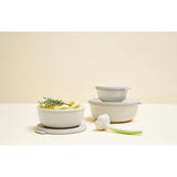 Mepal Cirqula Round Set of 3 (350ml+750ml+1250ml) - Nordic White
