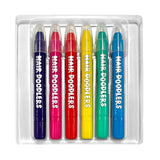 Ooly Hair Doodlers Pack of 6 featuring colourful temporary hair marker pens in clear tray
