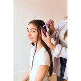 Ooly Hair Doodlers Pack of 6 featuring colourful temporary hair marker pens in clear tray