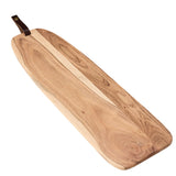 Epicurean Cuisine EAT Acacia Wood Board with Leather Handle 65cm | Minimax
