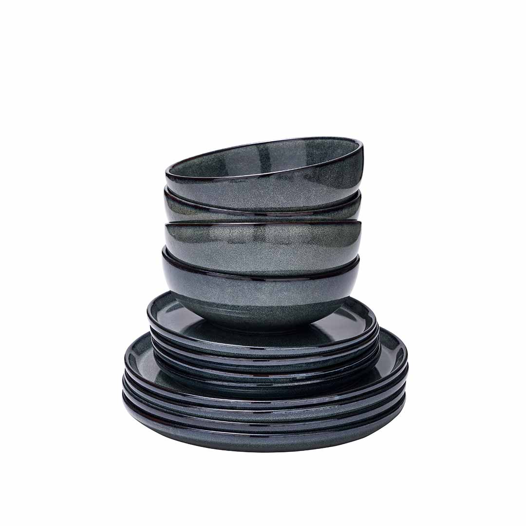 Casero Venezia Dinner Set Steel 12 Piece | Minimax