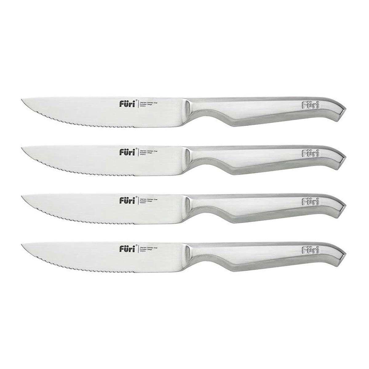 Furi Serrated Steak Knives Set 4 Piece
