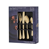 Stanley Rogers Baguette Champagne Gold Vintage 16 Piece CutlerySet