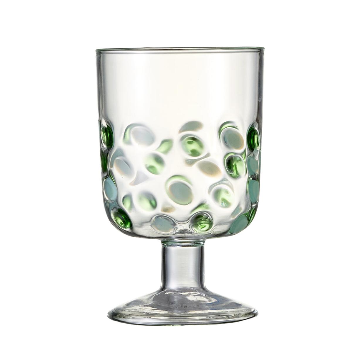 Casero Dapple Wine Glass Green 350ml (Set of 2) | Minimax