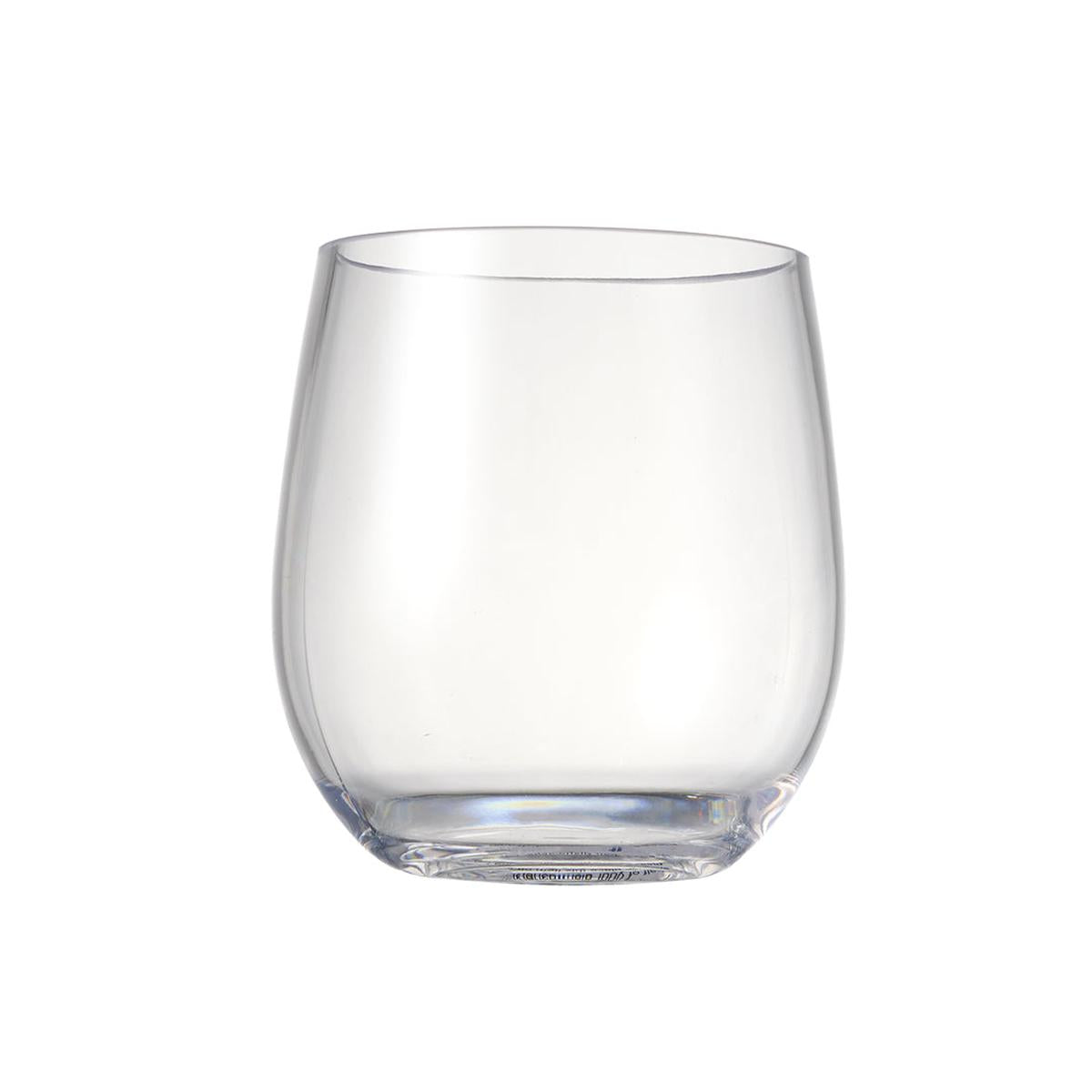 Saltwater Portofino Stemless 410ml – elegant stemless glass with smooth rounded shape, ideal for serving wine, cocktails, or water