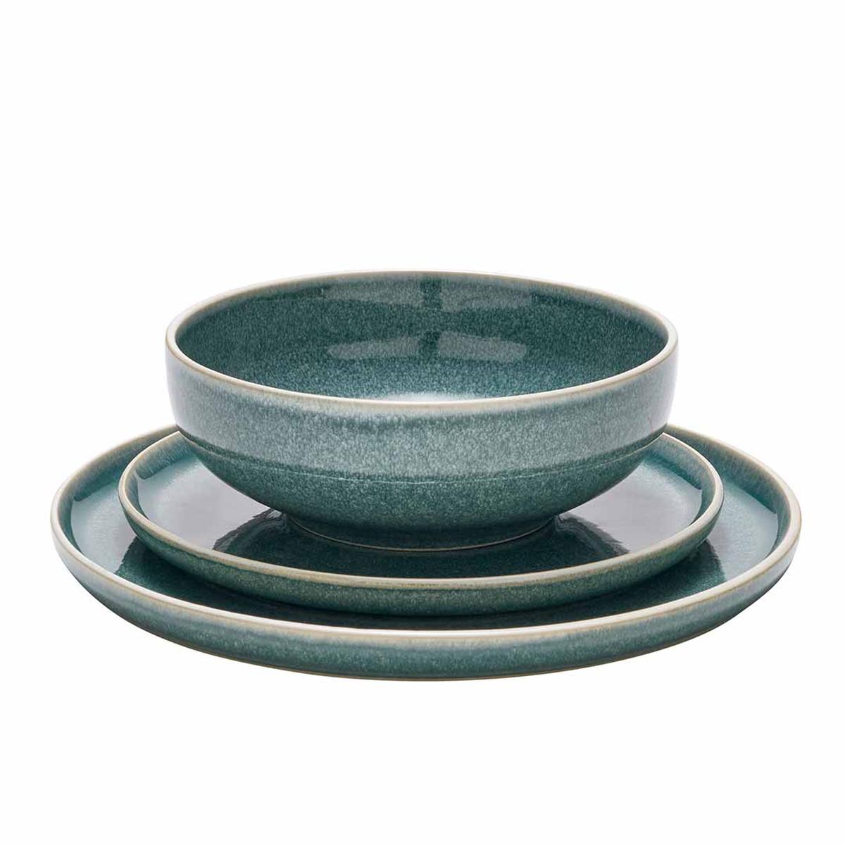 Casero Como Dinner Set Sage 12 Piece | Minimax