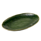 Casero Provence Oval Platter Jade 35cm