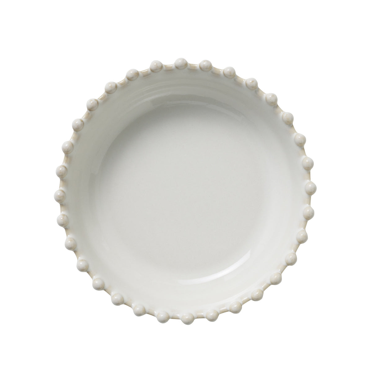 Casero Small Beaded Bowl Milk 15cm | Minimax