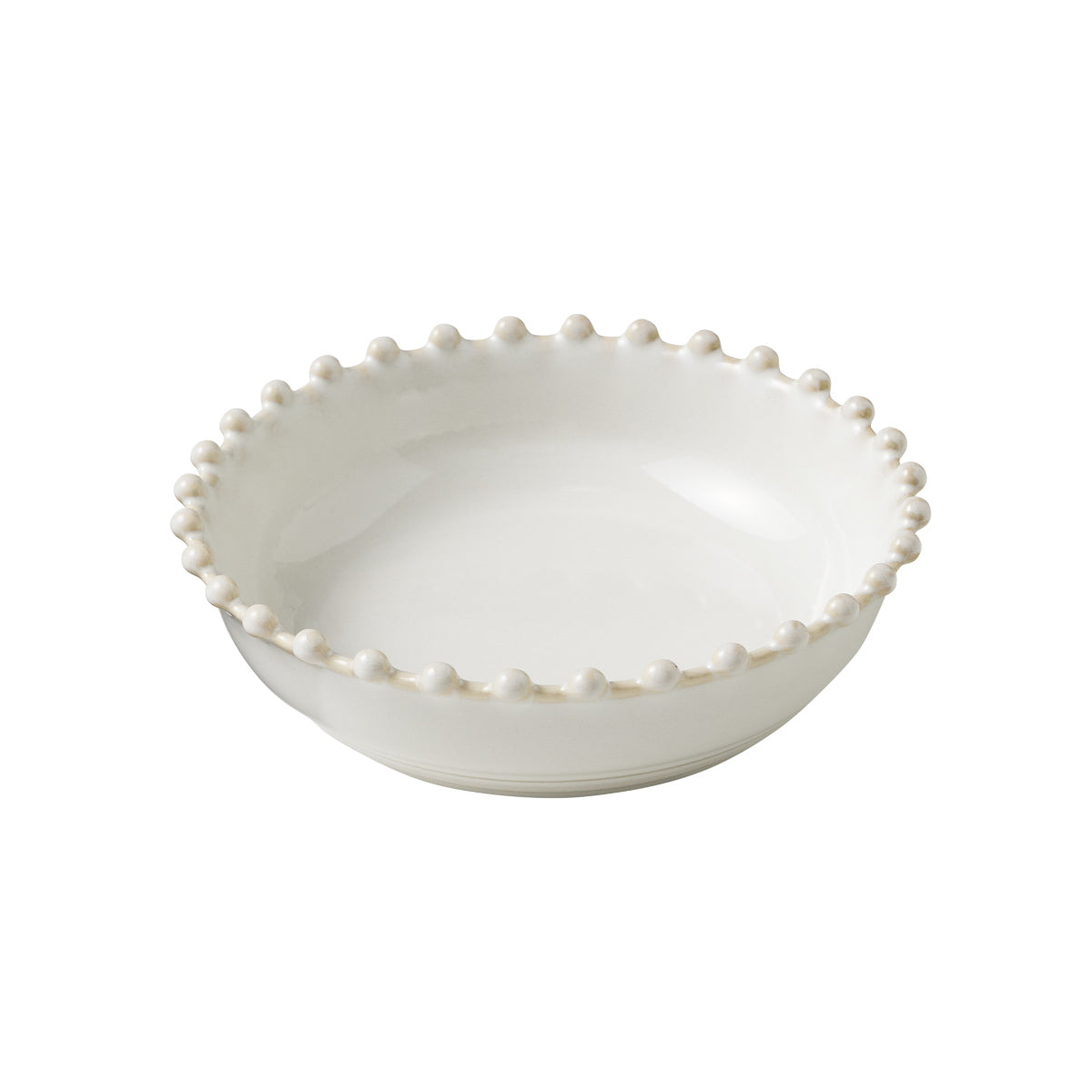Casero Small Beaded Bowl Milk 15cm | Minimax