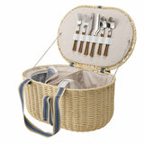 Saltwater Picnic Basket Oval 4 Person