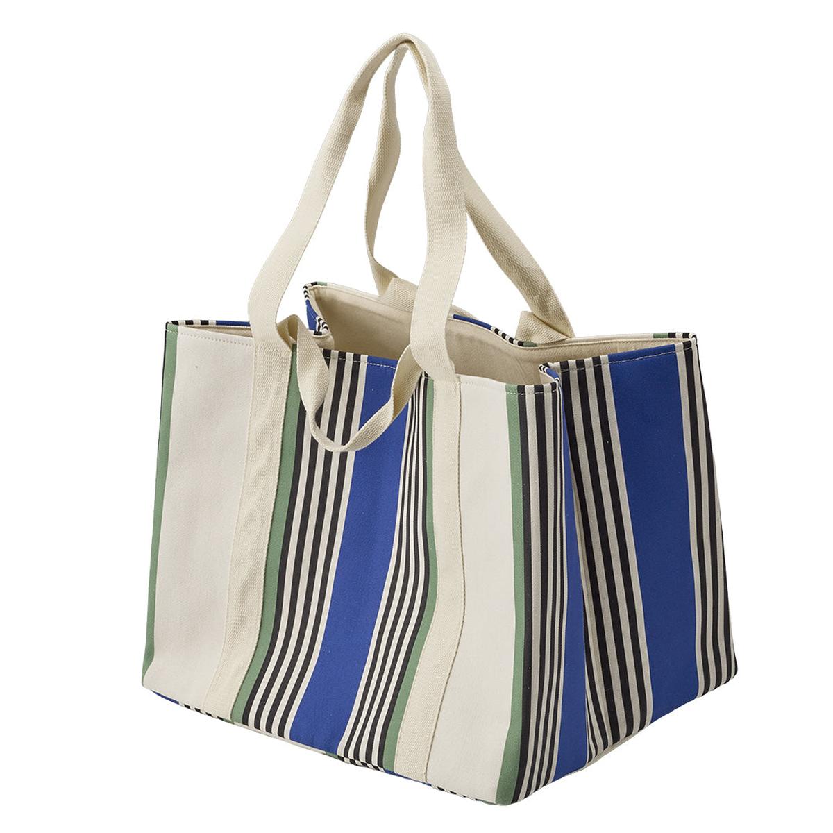 Saltwater Picnic Tote Stripe 45x39x35cm