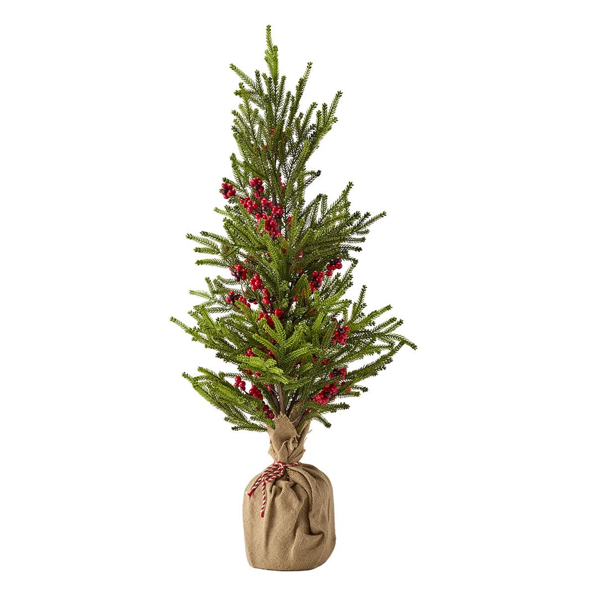 Made for Minimax Berry & Pinecone Fir Tree Hessian 80cm
