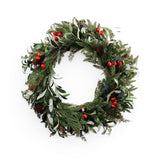 Noel Pine Olive Berry Wreath 65cm