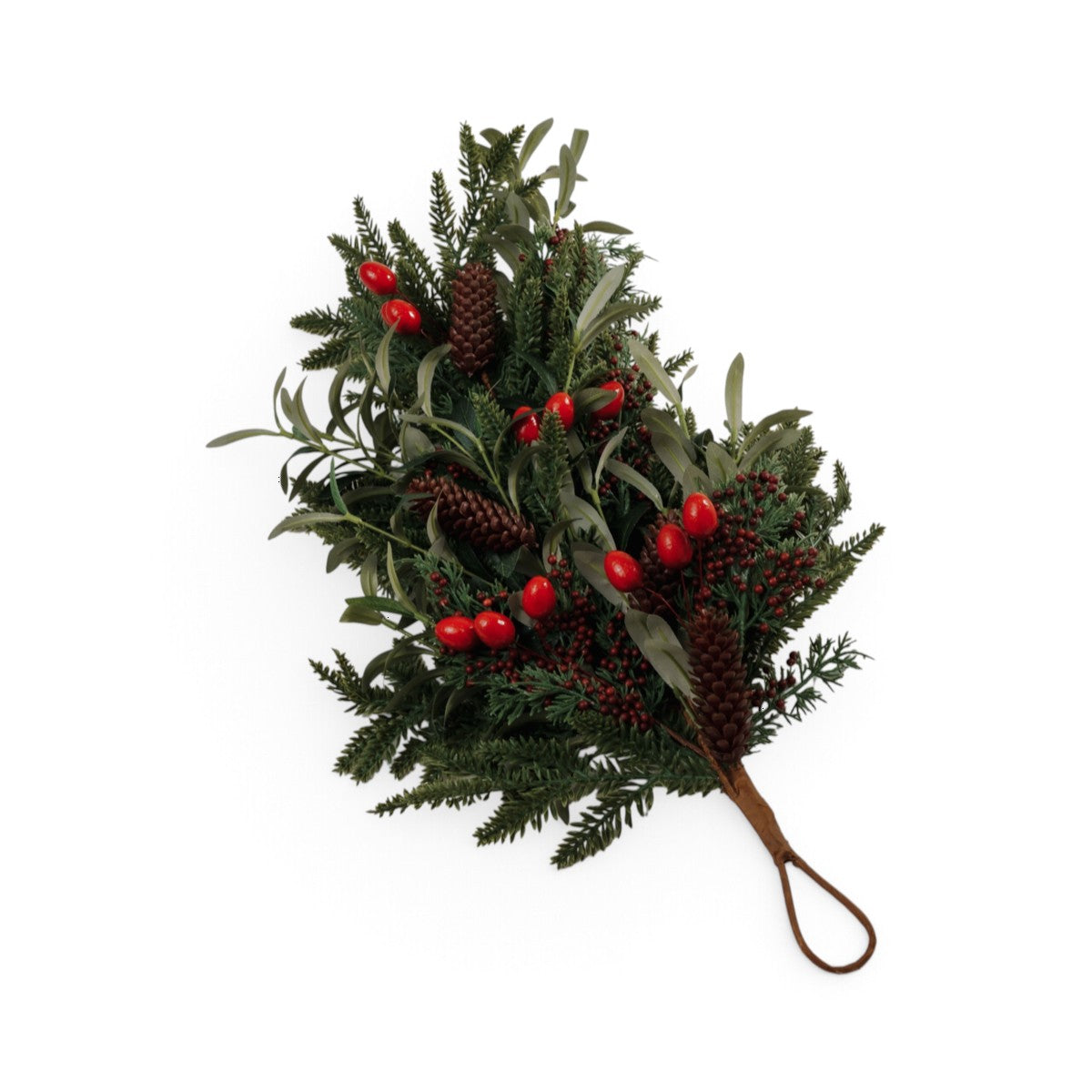 Noel Pine Olive Berry Swag 70cm