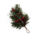 Noel Pine Olive Berry Swag 70cm