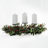 Noel Pine Olive Berry Candle Holder 80cm
