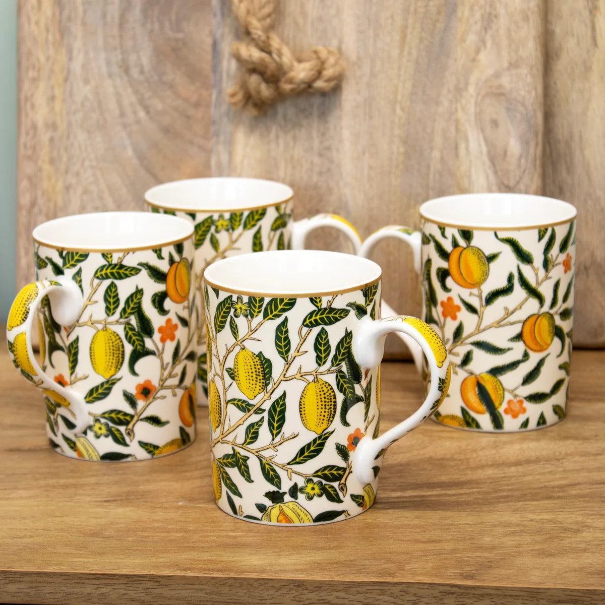 Heritage William Morris Fruits Mug 310ml (Set of 4)