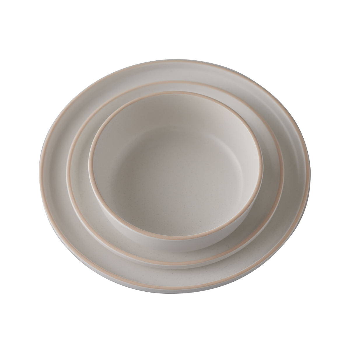 Casero Penn Pearl White Dinner Set 12 Piece | Minimax