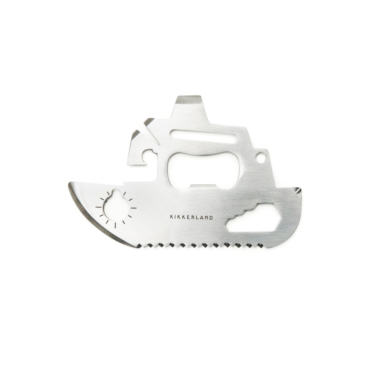Kikkerland Stainless Steel Boat Multi-tool Silver | Minimax