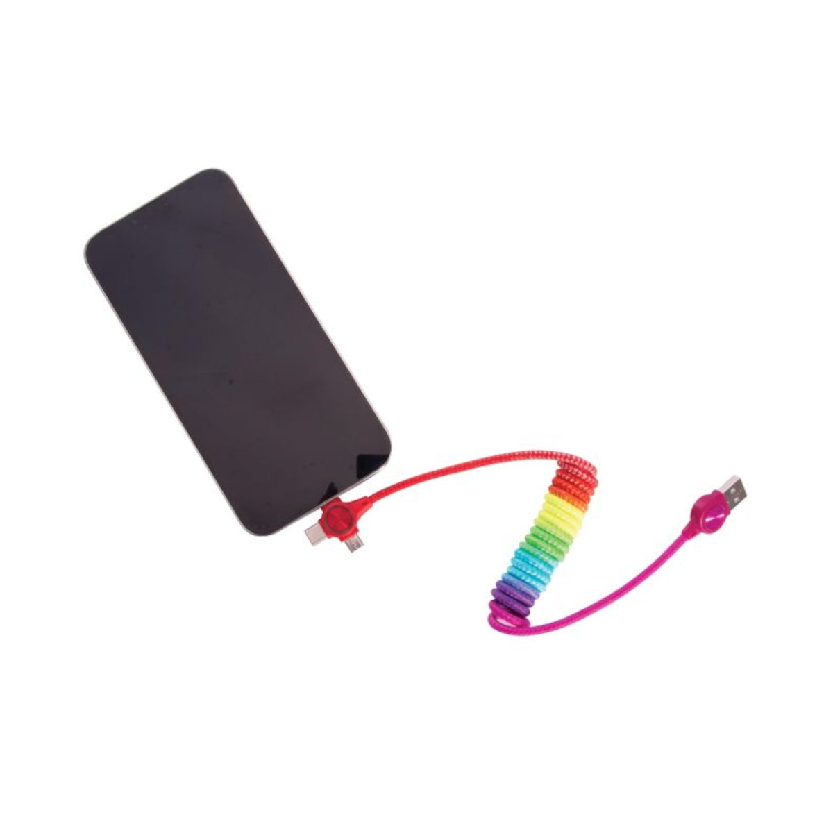 IS Gift 3 in 1 Spring Charging Cable Rainbow | Minimax