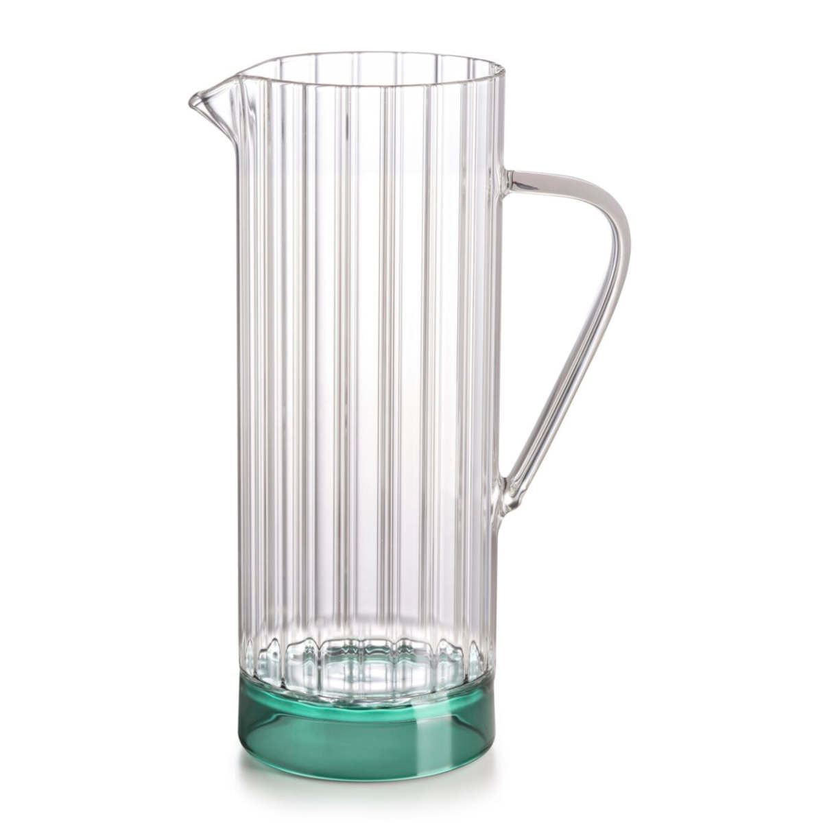 IVV Quattro Note Green Borosilicate Water Jug Green 1L | Minimax