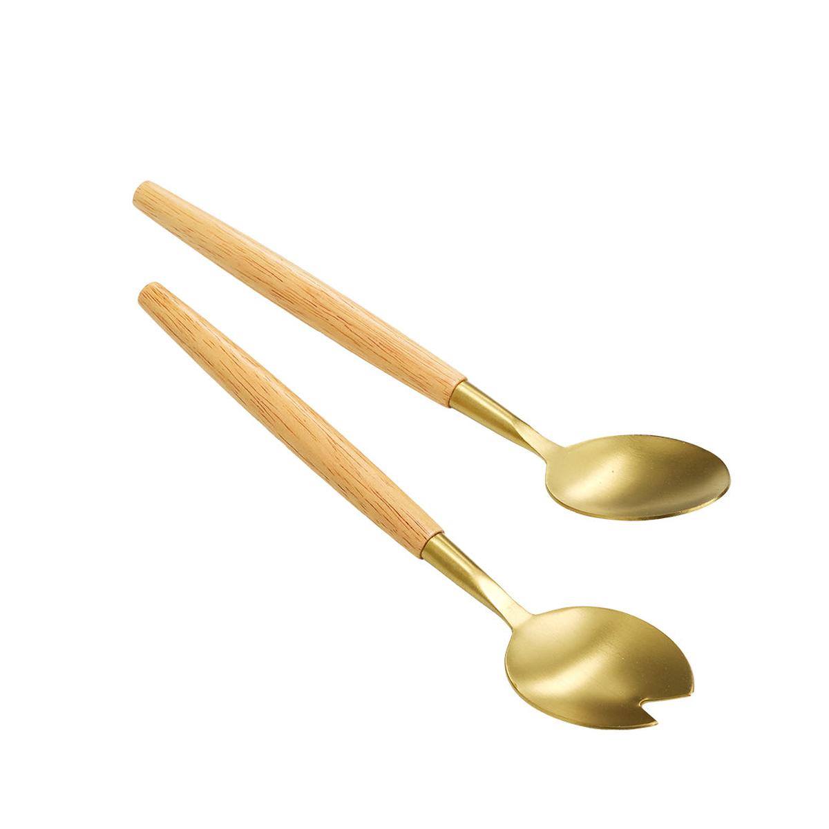 Epicurean Fromage Salad Servers Gold 26.5cm (Set of 2)