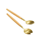 Epicurean Fromage Salad Servers Gold 26.5cm (Set of 2)