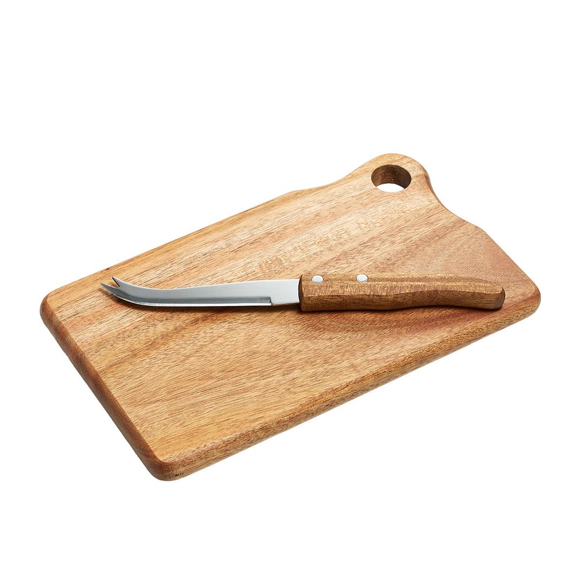 Epicurean Fromage Cheese Acacia Board With Cheese Knife