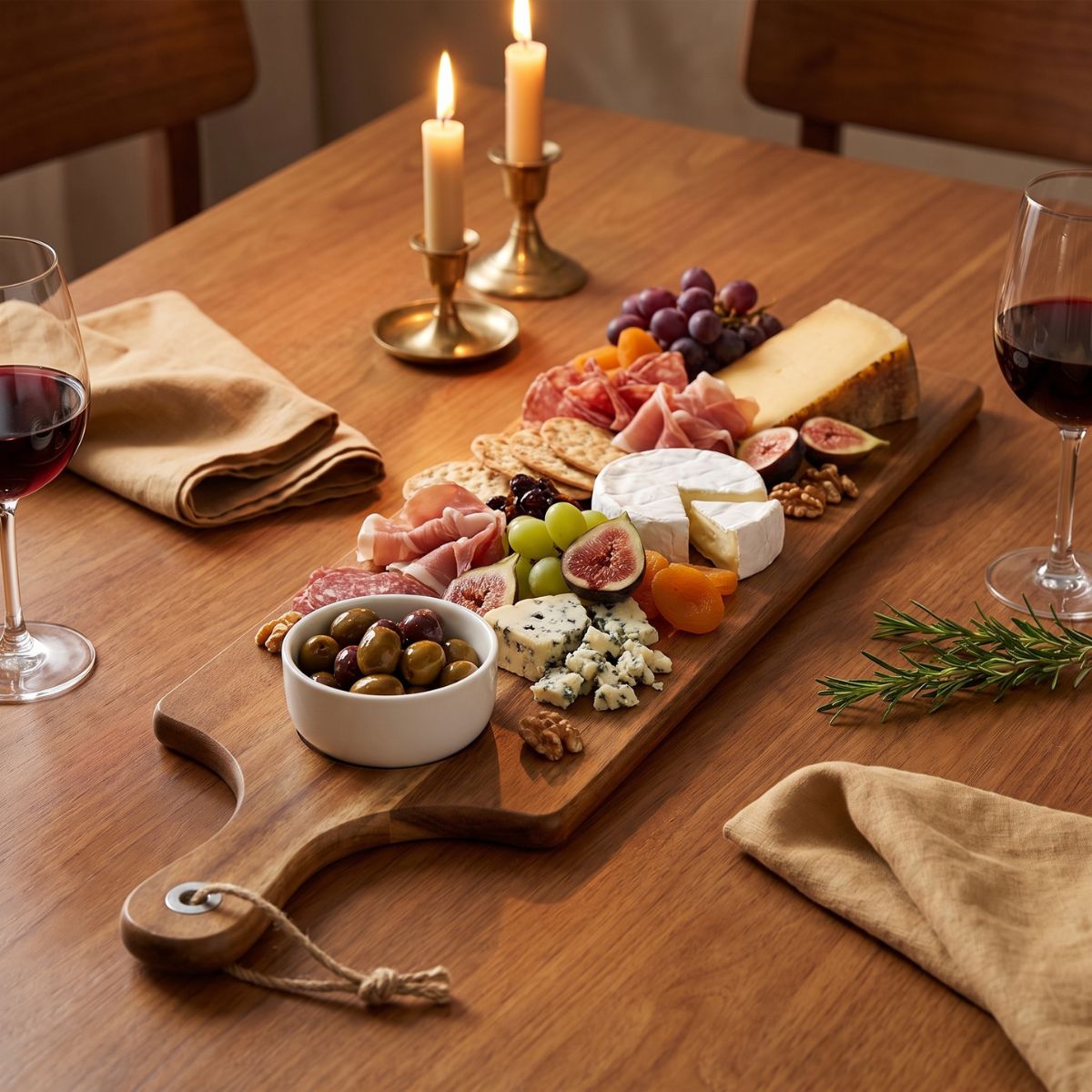 Epicurean Fromage Serving Board with Bowl 2 Piece