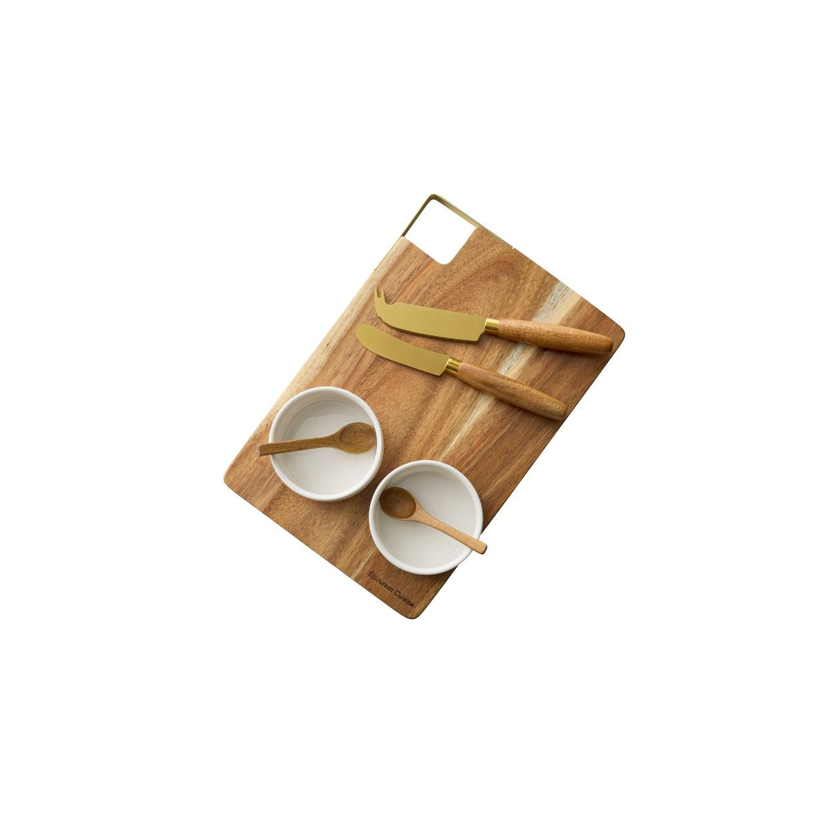 Epicurean Fromage Cheese Serving Set Gold 7 Piece