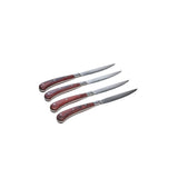 Casero Pakka Wood Steak Knife Set 4 Piece