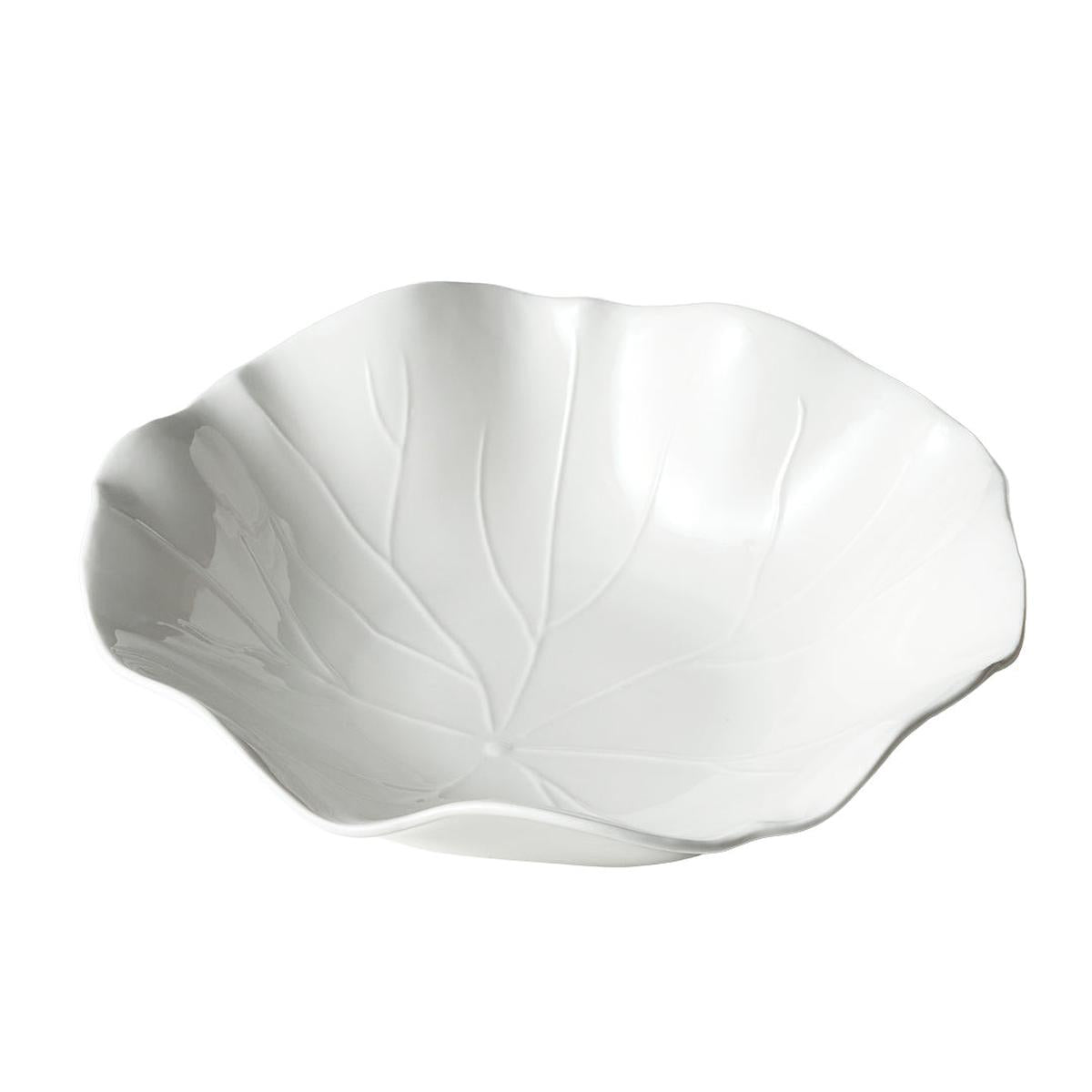 Casero Ruffle Bowl White 35cm