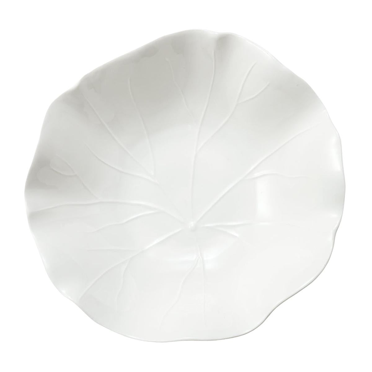 Casero Ruffle Bowl White 35cm