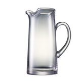 Casero Verre Glass Pitcher 1.7L featuring clear cylindrical design with curved handle and spout