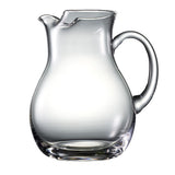 Casero Verre Glass Pitcher Round 2.8L with curved body, clear glass design, and rounded handle