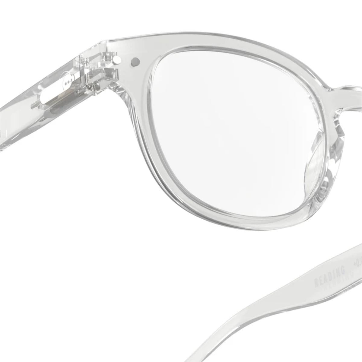 IZIPIZI Reading Shape #C +2.5 Crystal | Minimax