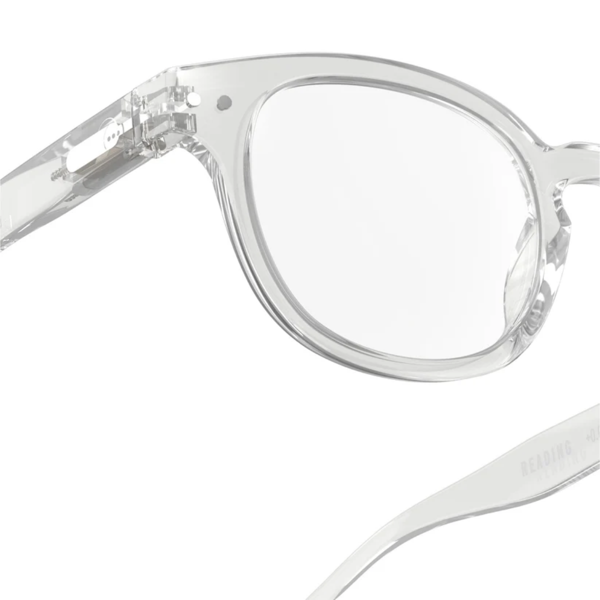 IZIPIZI Reading Shape #C +2.5 Crystal | Minimax