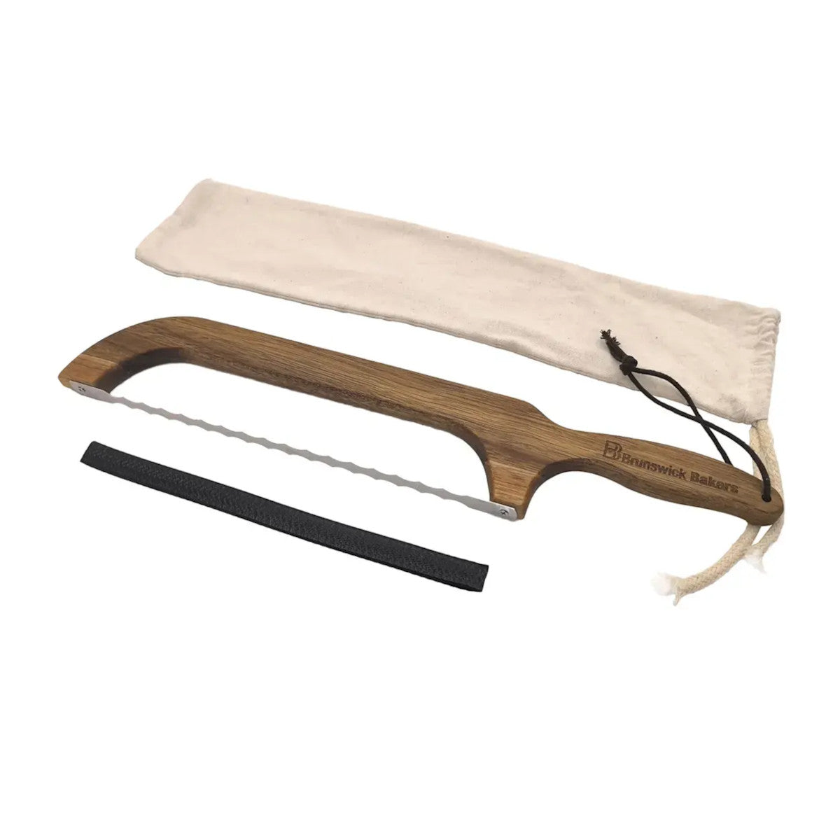 Brunswick Bakers Acacia Wood Bread Bow Knife 42 x 6cm