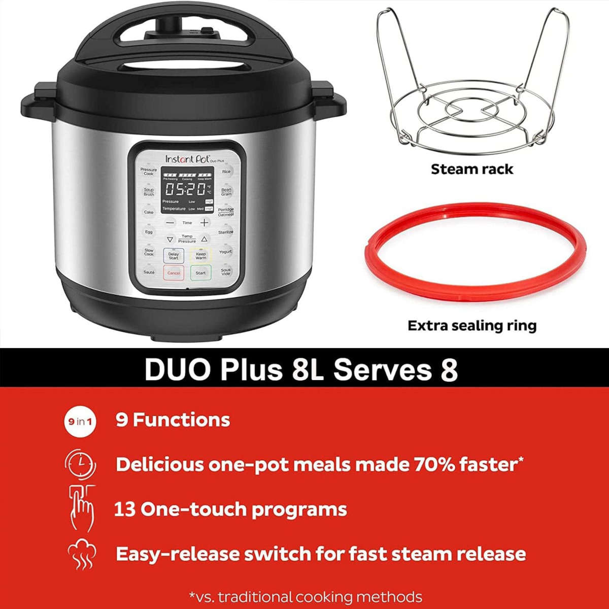 Instant Pot Duo Plus Multicooker 8L | Minimax
