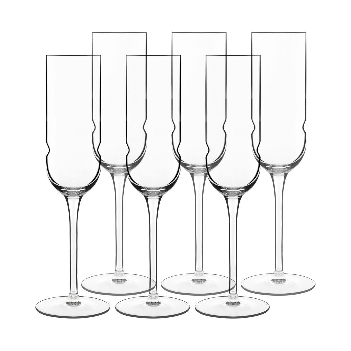 Luigi Bormioli Grandioso  Champagne 210ml (Set Of 6)