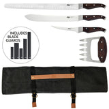 Furi Triple Rivet Pitmaster Roll Set 5 Piece Knife Set