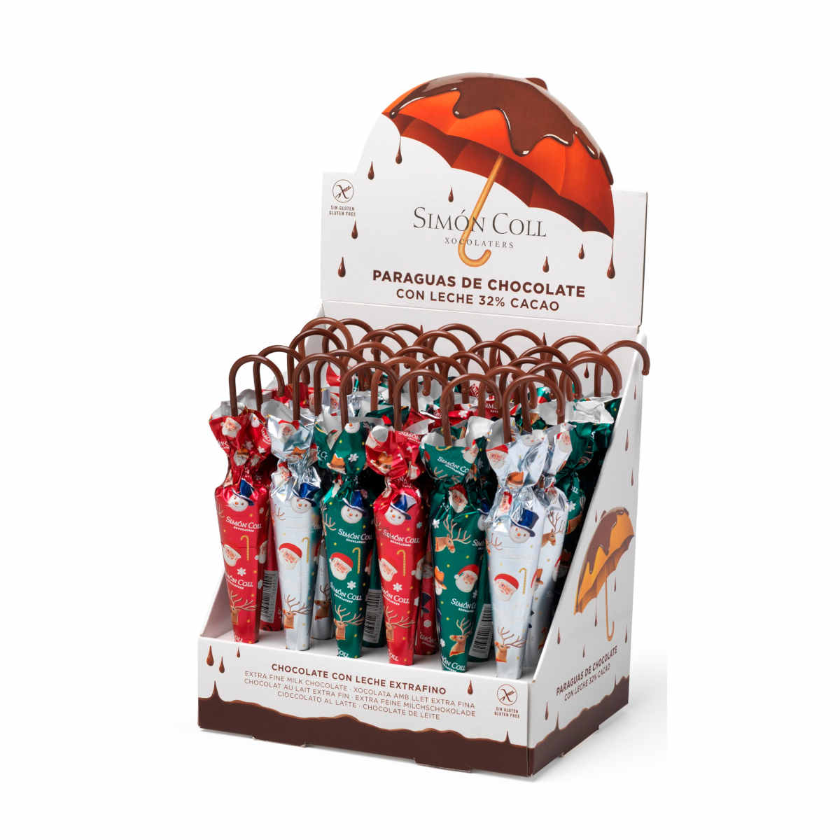 Simon Coll Chocolate Christmas Umbrellas 35g | Minimax