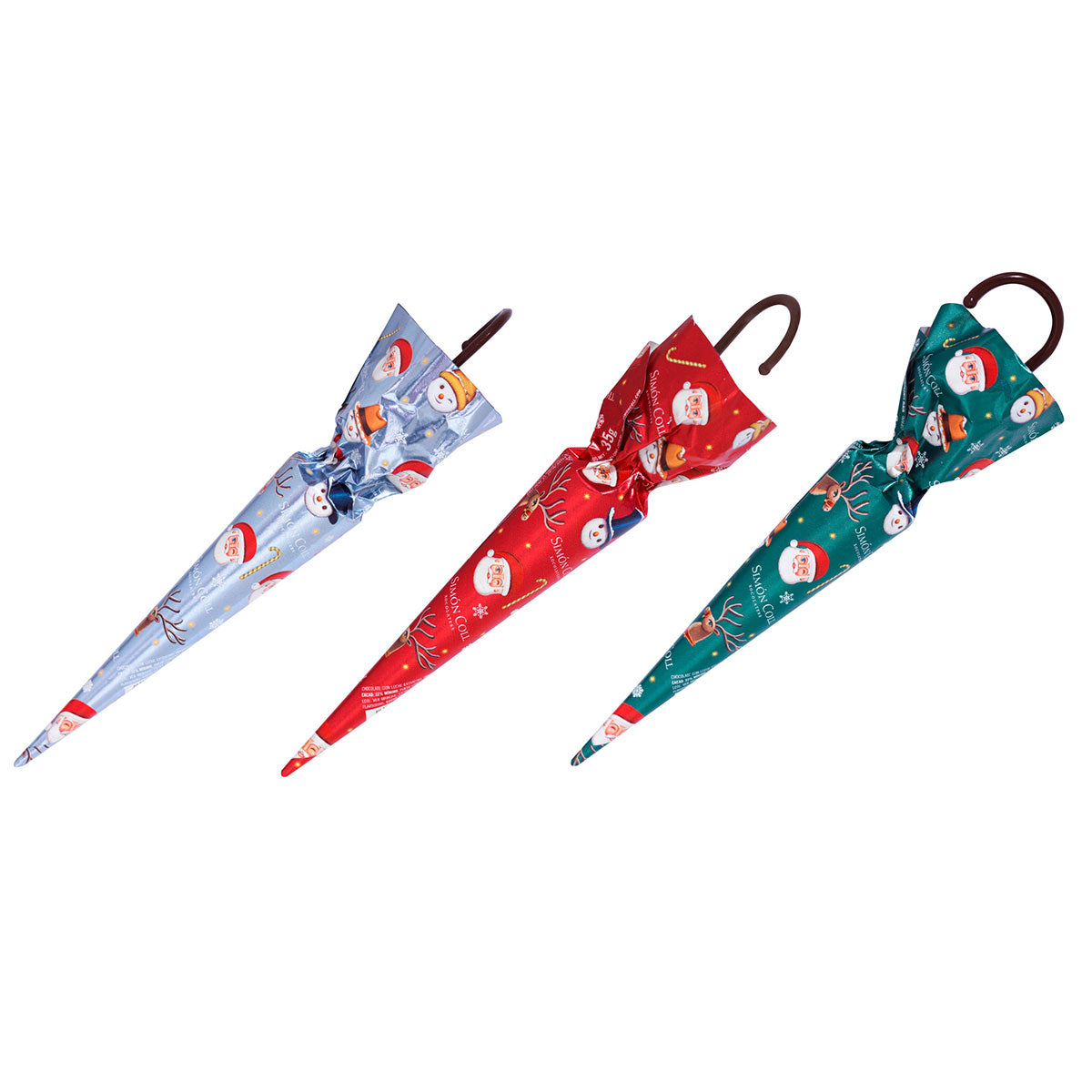 Simon Coll Chocolate Christmas Umbrellas Assorted 35g (price per item) | Minimax