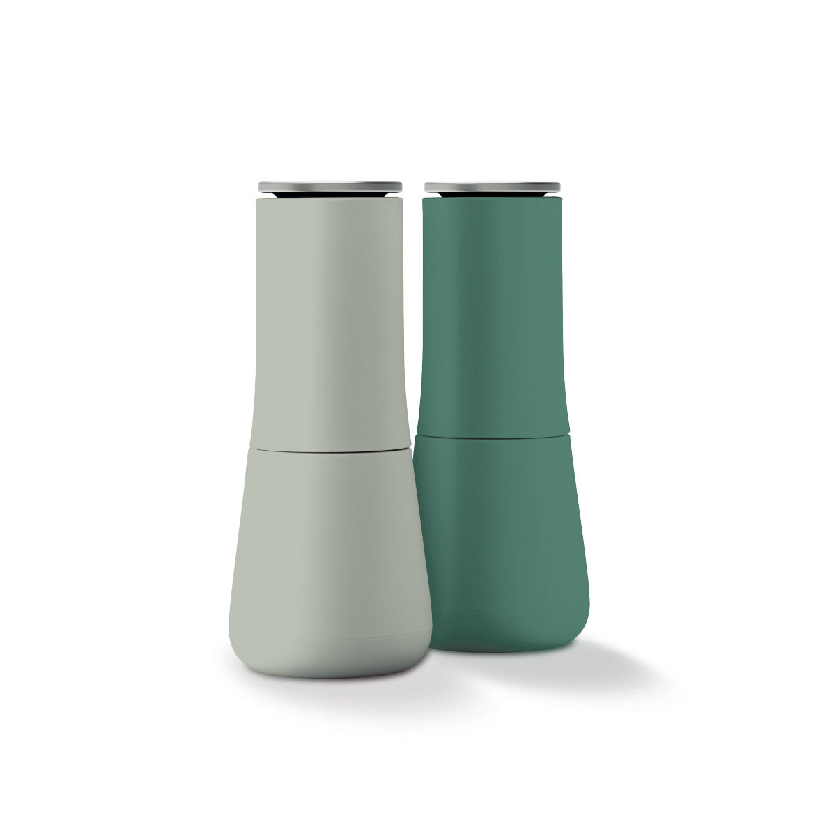 Joseph Joseph Milltop Salt & Pepper Mills Set Sage | Minimax