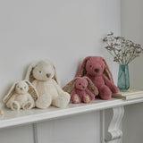 Jiggle & Giggle Floral Plush Rattle Bunny White Small | Minimax