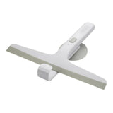 Joseph Joseph EasyStore shower squeegee with integrated hook in white