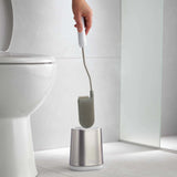 Slim, hygienic design with drip-free storage in stainless steel holder
