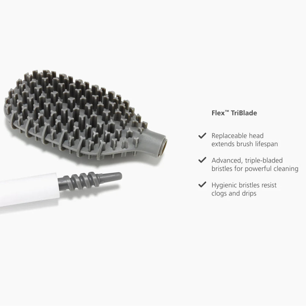 Joseph Joseph Flex TriBlade Toilet Brush White | Minimax